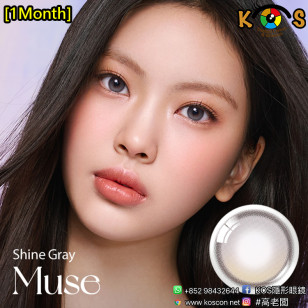 Olens 1Month Muse Shine Gray ミューズシャイングレー(月拋)